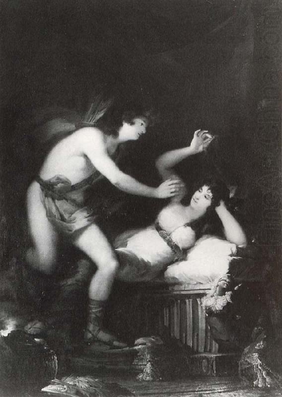 Cupid and Psyche, Francisco Goya